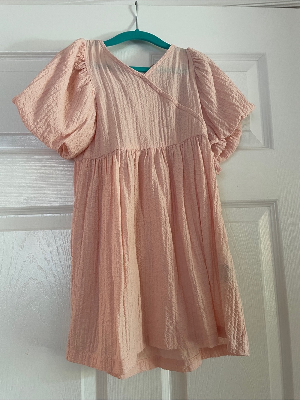 H&M pink wrap dress - 4T